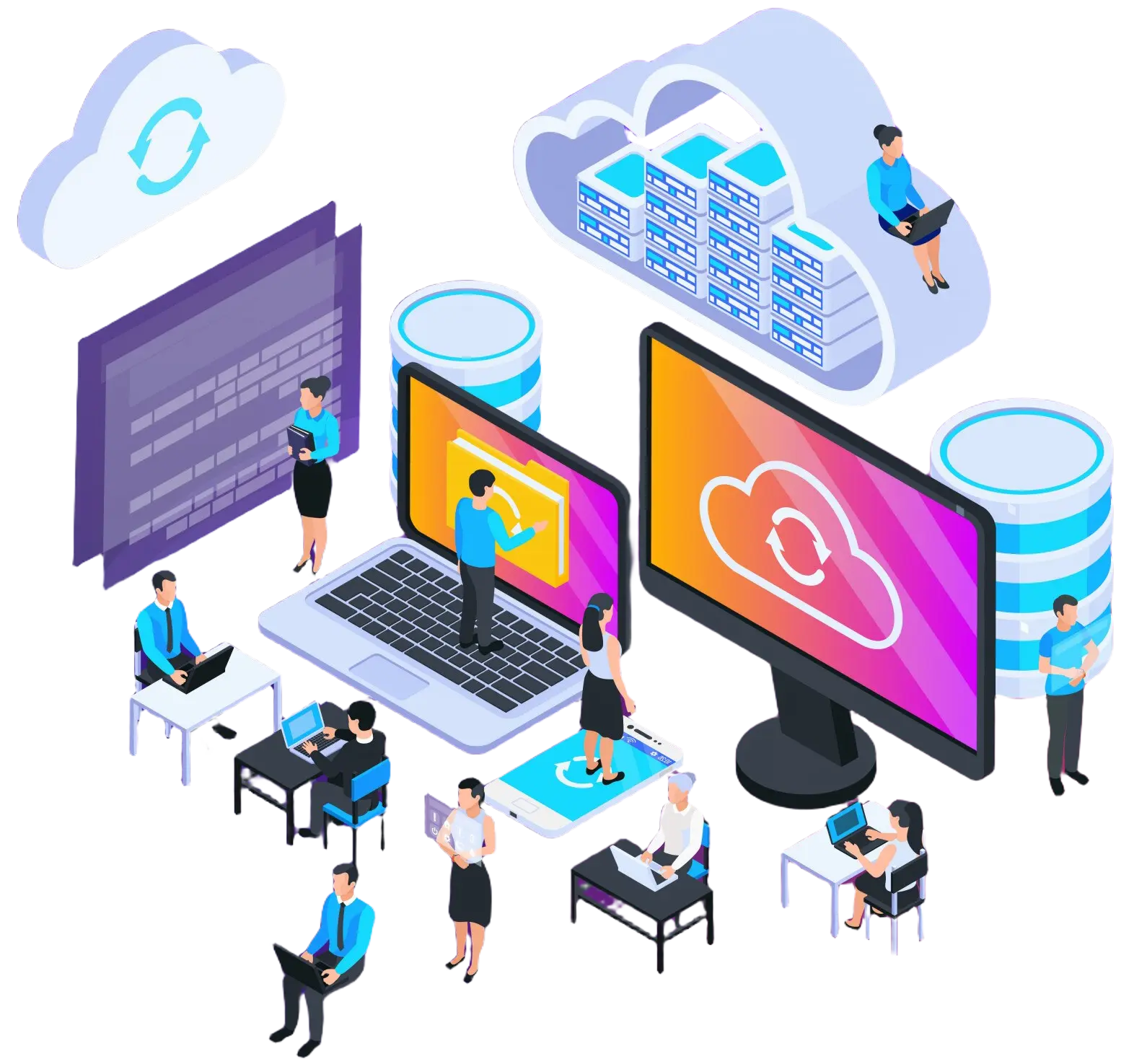 IT consultants providing strategic technology solutions to clients